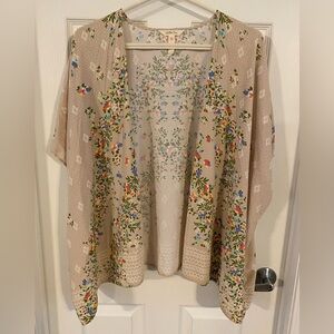 Matilda Jane Cream & Floral Kimono